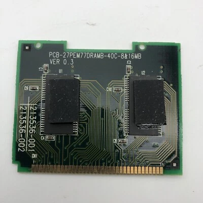 Memoria Compaq 8 MB # 213536-001 LTE 5000 5300 5400 Series 8 mb 1 pieza con almohadillas Foto 1 de 4