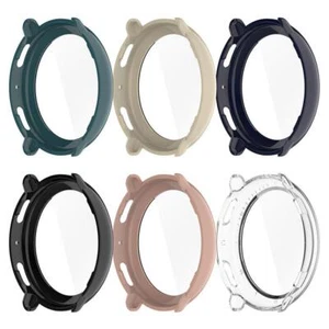 Hard Shell Glass Screen Protector Film Full Frame Case For Amazfit 2 H4S6 L G5Z5 - Zdjęcie 1 z 24