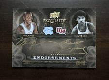 2011-12 EXQUISITE DUAL ENDORSEMENTS AUTO MICHAEL JORDAN - JULIUS IRVING  # 10/20