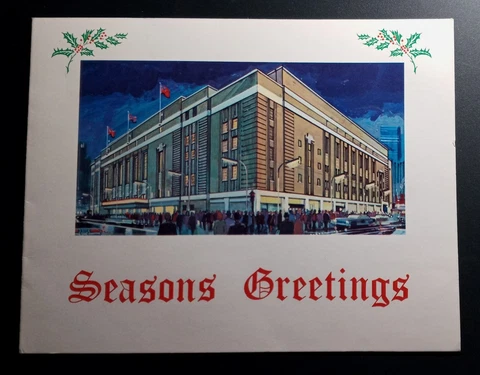 1971 TORONTO MAPLE LEAFS SEASON HOCKEY TICKET HOLDER HOLIDAY TEAM GREETING CARD Cover