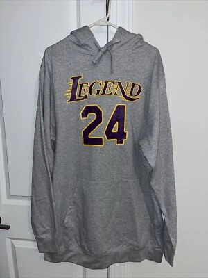 Nuevo Kobe Bryant 24 Legend Los Angeles ¡PÚRPURA! Sudadera con capucha SUDADERA LARGA 2XLT Foto 1 de 2