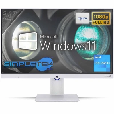 All In One 24" Touch G460 Ram 16Gb Ssd 240Gb Windows 11 Pro Computer Fhd Vesa - Image 1 of 4