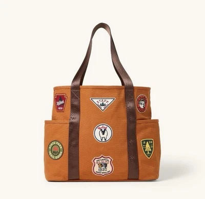 Bolso de Mano Woolrich X Target Patchwork | Naranja Quemado Foto 1 de 4
