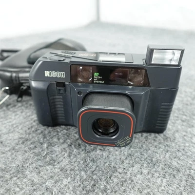 Cámara fotográfica compacta Ricoh TF-500 35 mm de colección probada funciona limpia Japón Foto 1 de 4
