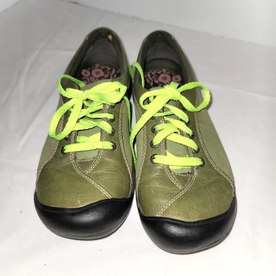 Zapato Oxford Keen para mujer 8,5 Presido cascada salvia cuero verde oliva con cordones Foto 1 de 4