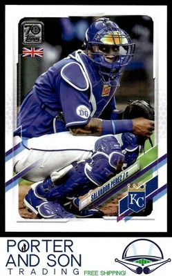 Salvador Perez 2021 Topps UK Edition #219 Kansas City Royals Baseball Card - Image 1 of 2