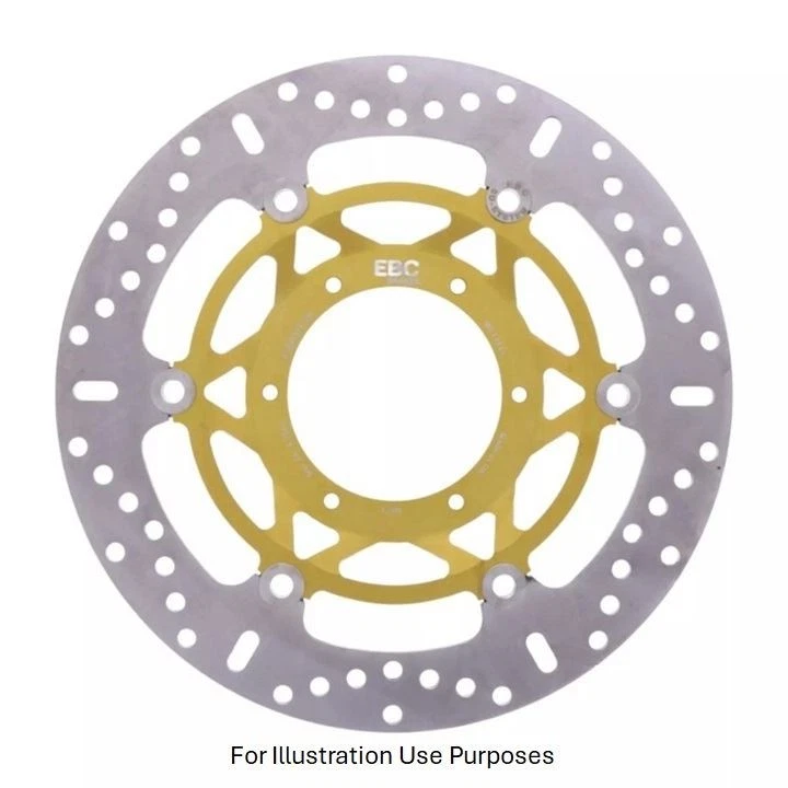 EBC S/Steel Float Full Circle X FR Brake Disc FRHS for Honda CBR 600 F3 2003-06 - Image 1 of 2