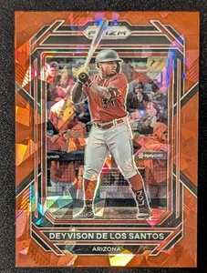 Panini Prizm #142 Deyvison De Los Santos 2023 rojo AZ Diamond Backs Ice Prizm - Imagen 1 de 3