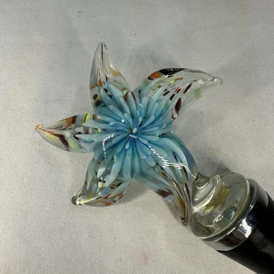 Пробка для винной бутылки из муранского стекла ручная морская звезда - Изображение 1 из 4