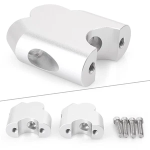 Handlebar Riser Higher Extend Adapter Motor Set Fit BMW F800GS 2008-2017 16 - Picture 1 of 7