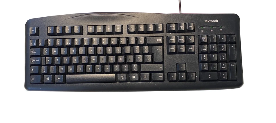 Microsoft Wired Keyboard 200 Tastatur englisch QWERTY mit USB-Anschluss - Bild 1 von 1