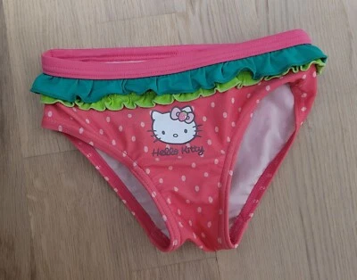 BADEHOSE ★ Mädchen rosa Erdbeere ★ HELLO KITTY ★ Gr. 74 ★ C&A Babyclub neuwertig - Bild 1 von 4