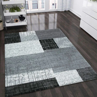Moderne Design Tapis en Noir, Gris Et Blanc Avec Tuile - Photo 1/4