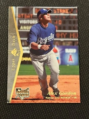 2007 UD SP #158 ALEX GORDON ROYALS ROOKIE!!! - Image 1 of 3