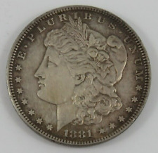 USA 1881 MORGAN SILVER DOLLAR $1.00   NICE TONING SEE PICTURES