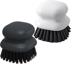 2Pack Dish Scrub Brush, Palm Brush Dish Scrubber with Ergonomic Grip, Kitchen Sc - Picture 1 of 6