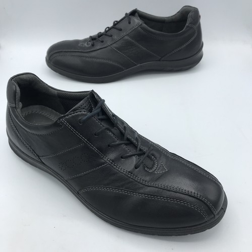 ECCO Sky Tie Ballerine stringate nere in pelle scarpe comode da donna taglia 10 5 M