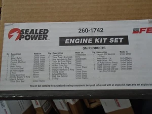 Sealed Power 260-1742 Full Gasket Set - Picture 1 of 1