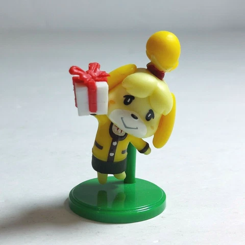 Animal Crossing New Horizons 1.5" Isabelle Choco Egg Figure #1 Gashapon Furuta Cover