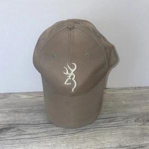 Browning Men’s Hat - Brown w/ embroidered emblem. Adjustable strap - Picture 1 of 7