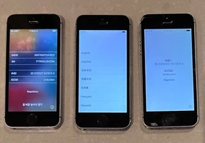 As-is Apple iPhone 5S + SE Gray 4G  A1530 - Picture 1 of 3