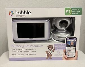 Hubble Connected Nursery Pal Premium 5” Smart HD Baby Monitor with Touch Screen