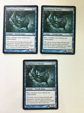 3x Deepchannel Mentor SHADOWMOOR Magic Mtg NEAR MINT x3