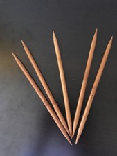 5PCS/Set Bamboo Double Pointed Knitting Needles 8mm