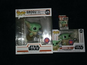 Funko Pop! STAR WARS GROGU Macys Thanksgiving Day Parade Exclusive Set of 3, New