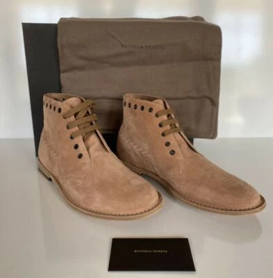 NUEVO EN CAJA $890 Bottega Veneta Dahlia Marrón Gamuza Botines 11 EE. UU. (44 euros) 512162 IT Foto 1 de 4