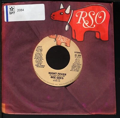 Bee Gees - Night Fever - 7" single 45rpm record - Image 1 of 3