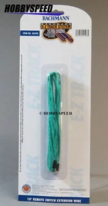 BACHMANN HO E-Z TRACK 10' GREEN REMOTE SWITCH EXTENSION WIRE connection BAC44598 - Picture 1 of 3