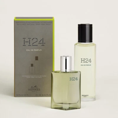 HERMÈS Hermes H24 2pc Gift Set 30ml Eau de Parfum Spray & 125ml Refill Men's