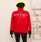 HELLY HANSEN Jacket Sailing HELLYTECH Protection Hooded Red Raincoat Yachting S