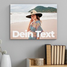 Leinwand mit deinem Foto bedruckt - 40x30 cm, Fotoleinwand, mit Wandhalterung
