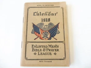 U.S. Army WWI , Enlisted mans Calendar 1918, small book - Bild 1 von 6