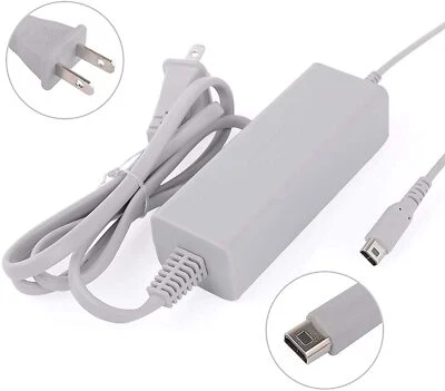 AC Charger for Nintendo Wii U Gamepad Power Supply Wall Plug Home Fast Charging - Image 1 of 4