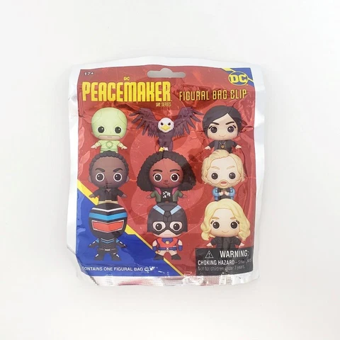DC Peacemaker Figural 3D Bag Clip - YOU CHOOSE!! Cover