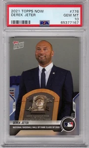 2021 Topps Now Derek Jeter Hof Induction #776 - PSA 10 - Yankees - Bild 1 von 2
