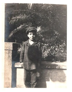JUNGE MIT DEM HUT, SORRENT, ITALIEN, 1909.VTG 4,3" x 3,3" FOTO/4 - Bild 1 von 2