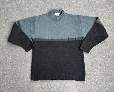 CANDA Herren Vintage Pullover Gr. M WOLLE 90er Retro Strickpullover 23017 Grün - Bild 1 von 4