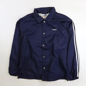 Vintage Adidas Windbreaker Übergangsjacke Größe M Blau - Bild 1 von 4