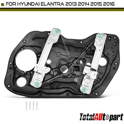 Reguladores de ventana eléctrica con panel para Hyundai Elantra 2013-2016 1,8 L delantero izquierdo Foto 1 de 4