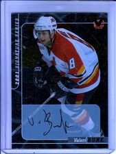  2002-03 BAP Signature Series Autograph Buybacks 2000 #2 Valeri Bure VAULT STAMP