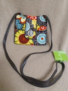 Vera Bradley Mini Turn Lock Crossbody Purse **Flower Shower** New With Tags - Picture 1 of 8