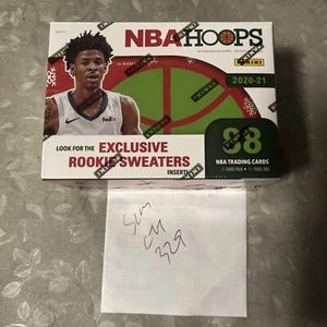 New 2020-21 Panini NBA Hoops Basketball Blaster Box 88 Cards Holiday Edition - Picture 1 of 6