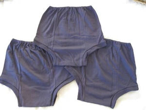 THREE Pairs Girls REPLICA CHERUB Navy School Knickers Size 22/XL (W33-36") 15/02 - Picture 1 of 12