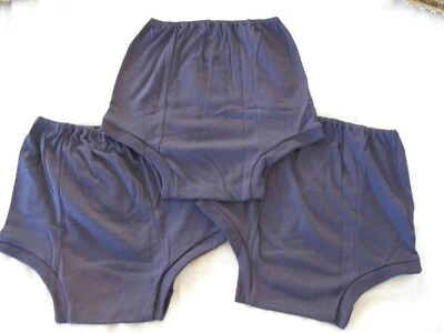 THREE Pairs Girls REPLICA CHERUB Navy School Knickers Size 22/XL (W33-36") 15/02 - Image 1 of 4