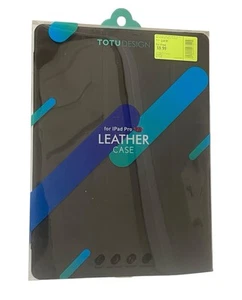Black Leather Case for iPad Pro 12.9 NIB Multi Generation 6, 5,4 & 3 - Picture 1 of 4