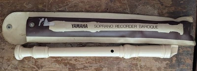 Grabadora soprano de plástico Yamaha flauta barroca Foto 1 de 4